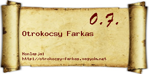 Otrokocsy Farkas névjegykártya